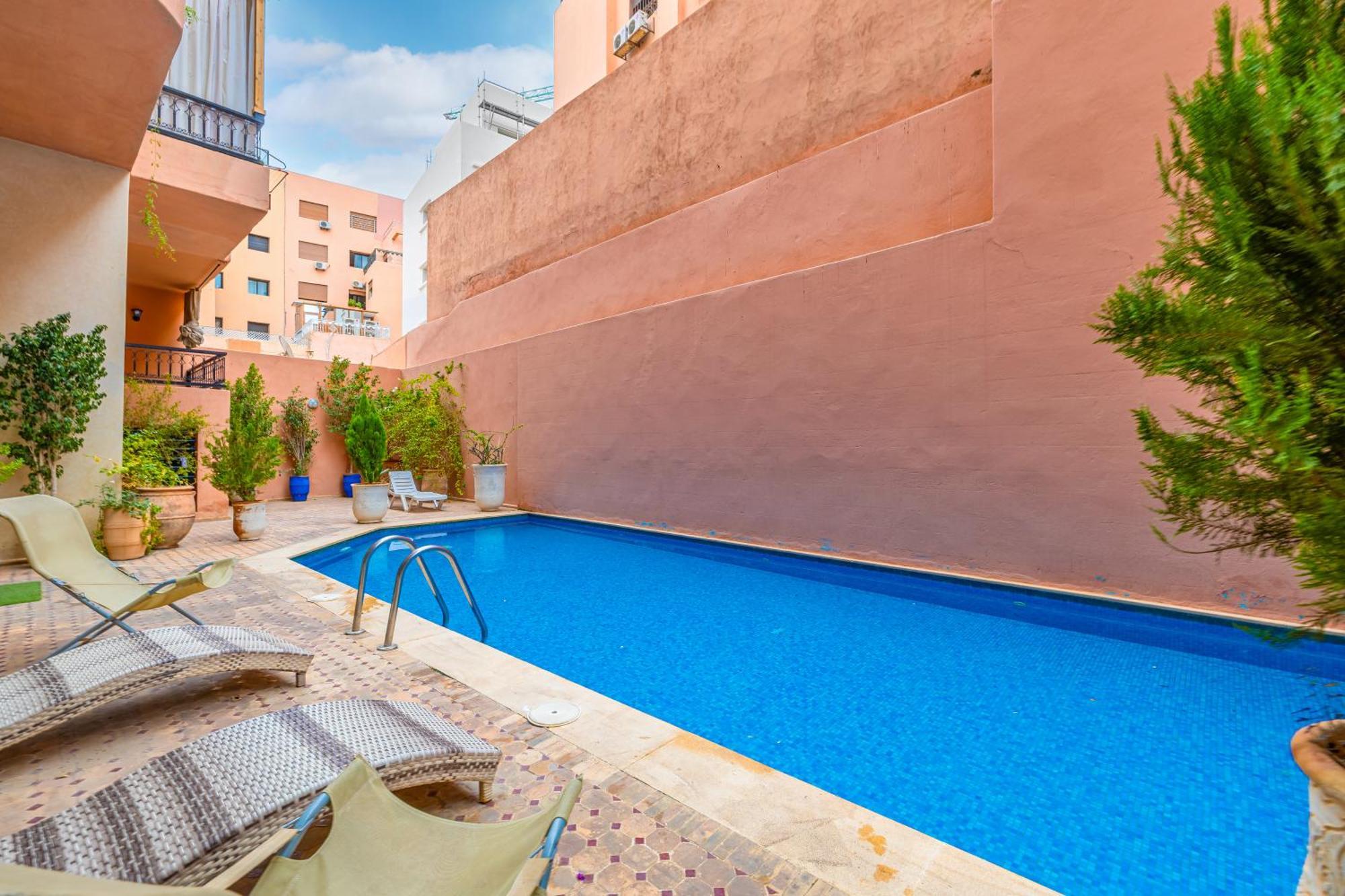 Oasis - Appartement Authentique A Gueliz مراكش المظهر الخارجي الصورة